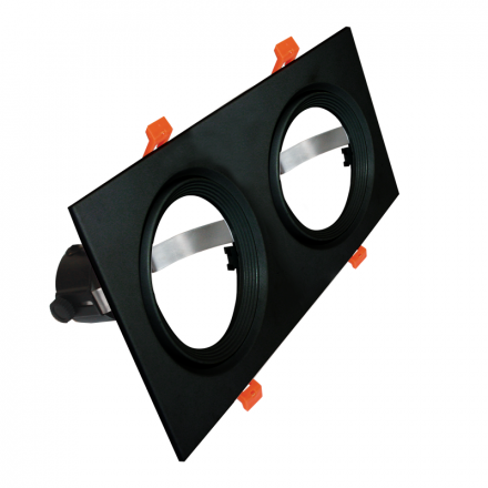 ACA Χωνευτή Κονσόλα Σποτ 2xAR111 320x165mm