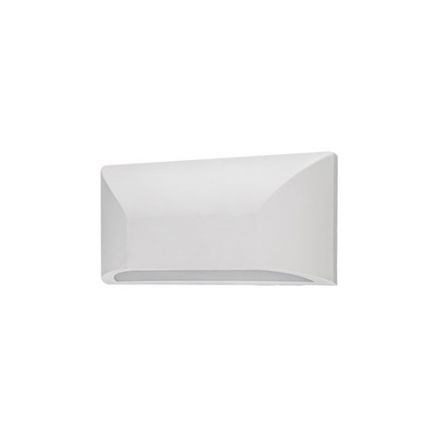ACA LED Απλίκα Τοίχου 6W SMD Λευκή Ορθογώνια Slim IP65