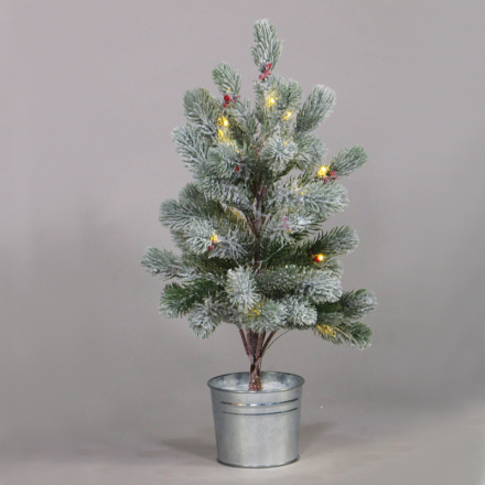 LED Χιονισμένο Pine Δεντράκι 28 LEDs mini 1.2W