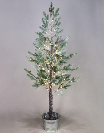 LED Χιονισμένο Pine Δεντράκι 384 LEDs 2.7W 2m