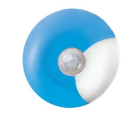 ACA LED Λαμπάκι Νυκτός 0.4W UFO Μέρας - Νύχτας Ψυχρό Λευκό IP20 Μπλε