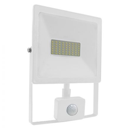 ACA Προβολέας LED SMD Με Αισθητήρα IP66 50W 3000K 4000 Lm 230V Λευκός