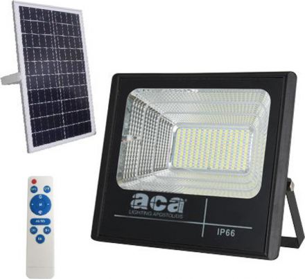 ACA LED Προβολέας Με Φ/Β Πάνελ 200W IP66