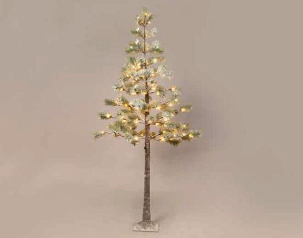 LED Χιονισμένο Pine Δεντράκι 128 LEDs mini 3.6W (XLarge)