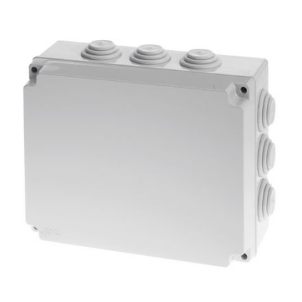 ACA Στεγανό Κουτί 310x240x120 με Λάστιχο για Στυπιοθλίπτες IP54