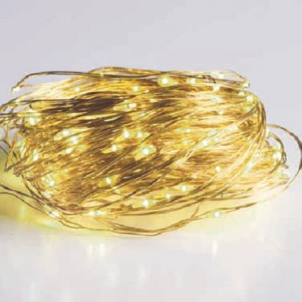 300 LED Λαμπάκια Με Χρυσό Καλώδιο Χαλκού 30m 7.2W Function Mode