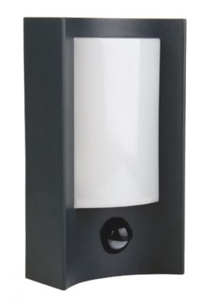 ACA Απλίκα LED SMD 7W Με Αισθητήρα Κίνησης Σκούρο Γκρι IP54 Epistar