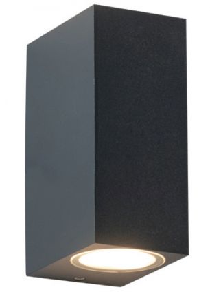 ACA Απλίκα Τοίχου Αλουμινίου VITA-L LED 9W IP54