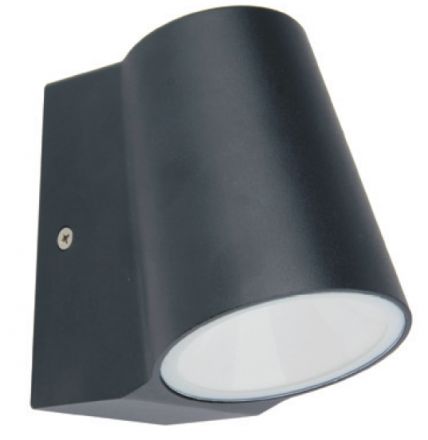 ACA Φωτιστικό Κήπου Αλουμινίου LED COB Simore Wall 6W IP54 Σκούρο Γκρι