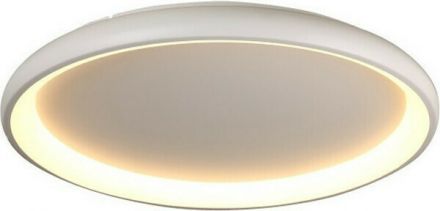 ACA Φωτιστικό Οροφής Πλαφονιέρα LED 100W Dimmer Μεταλλικό D81XH8,5CM DIANA