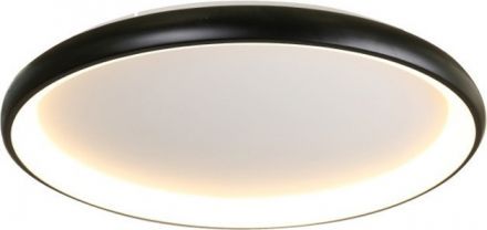 ACA Φωτιστικό Οροφής Πλαφονιέρα LED 100W Dimmer Μεταλλικό D81XH8,5CM DIANA
