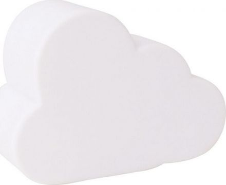 ACA Φωτάκι Νυκτός Συννεφάκι EVERGLOW NIGHT LIGHT LED με Μπαταρία Λευκό