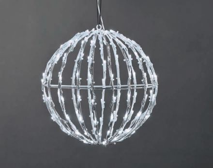 LED 3D Χριστουγεννιάτικη Μπάλα 150 Steady Leds 5mm 30x30x31cm IP44