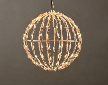 LED 3D Χριστουγεννιάτικη Μπάλα 150 Steady Leds 5mm 30x30x31cm IP44