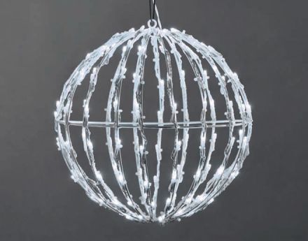 LED 3D Χριστουγεννιάτικη Μπάλα 200 Steady LEDs 5mm 40x40x41cm IP44