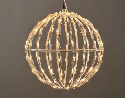 LED 3D Χριστουγεννιάτικη Μπάλα 200 Steady LEDs 5mm 40x40x41cm IP44