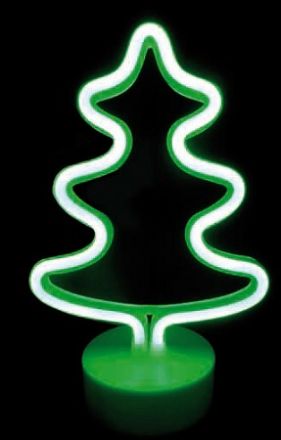 LED Neon Λευκό Πλαστικό Δεντράκι 44 LEDs 2.4W IP20