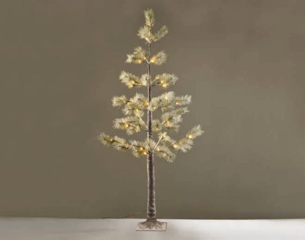 LED Χιονισμένο Pine Δεντράκι 56 LEDs mini 3.6W (Medium)