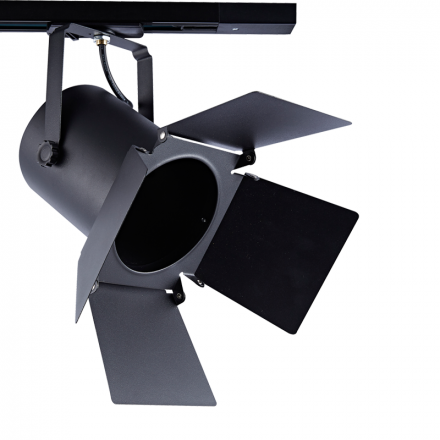 ACA Σκάφος Ράγας Track Light Ατσάλι 1xE27 PAR30 2 Καλωδίων