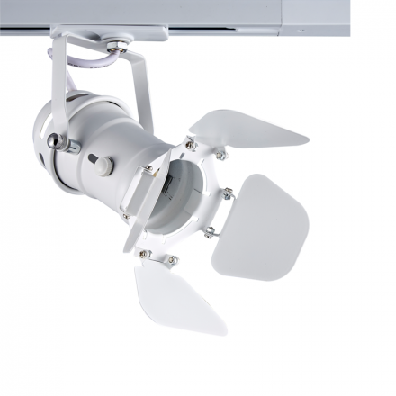 ACA Σκάφος Ράγας Track Light Ατσάλι 1xGU10 2 Καλωδίων IP44