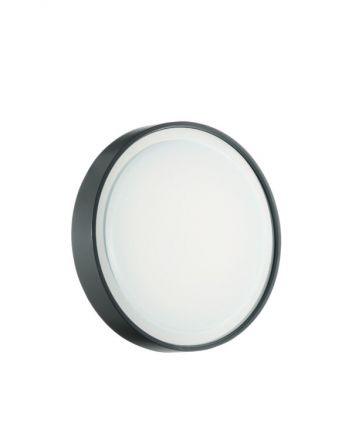 Πλαφονιέρα Εξωτερικού Χώρου LED 15W Aidi Ανθρακί IP65