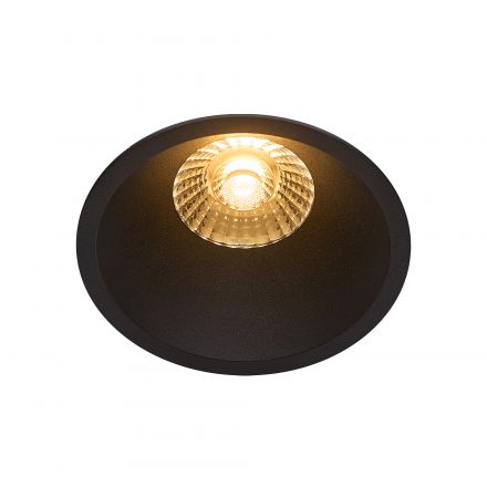 Χωνευτό Σποτ Albric LED 8W 2700K Αλουμίνιο Μαύρο IP44