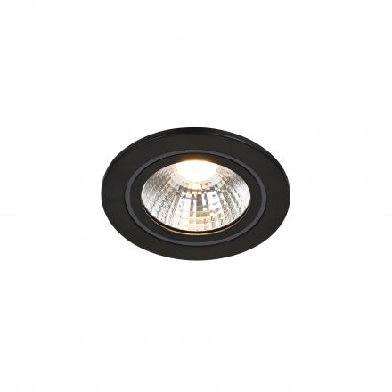Χωνευτό Σποτ Alec LED 6.1W 3000K Πλαστικό Μαύρο IP44