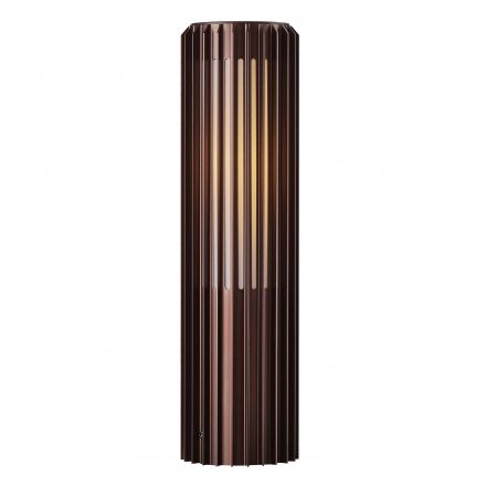 Φωτιστικό Κολωνάκι Aludra 45 LED E27 Αλουμίνιο Καφέ IP54