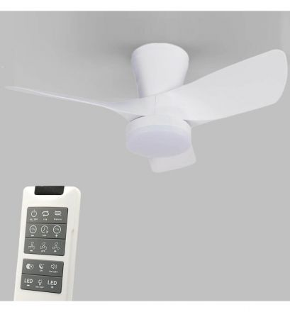 Ανεμιστήρας Οροφής LED 28W CCT 76cm Palma