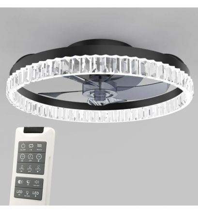 Ανεμιστήρας Οροφής LED 30W CCT 50cm Florendia