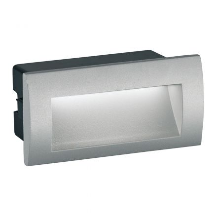 Απλίκα Χωνευτή Riva Γκρί Led H:70