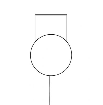 Απλίκα LED 19W 3000K 1357Lm Shadow Μαύρο Μέταλλο