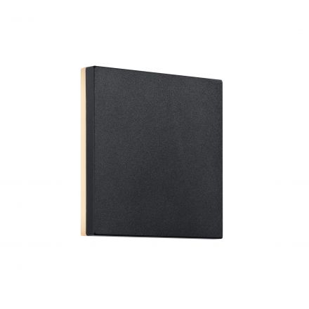 Επίτοιχο Φωτιστικό Artego Square LED 7.2W Αλουμίνιο Μαύρο IP44