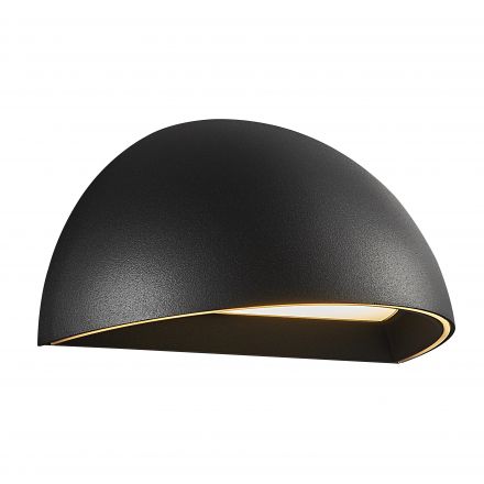 Επίτοιχο Φωτιστικό Smart Arcus LED 9.5W Αλουμίνιο Μαύρο IP54