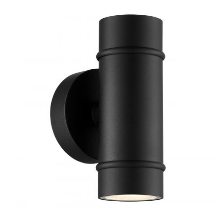 Nordlux Επίτοιχο Φωτιστικό 2xGU10 Μαύρο Αλουμίνιο Artilus IP54