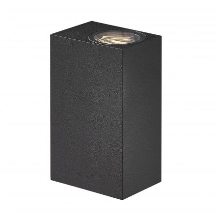 Επίτοιχο Φωτιστικό Asbol Kubi LED 13.3W Αλουμίνιο Μαύρο IP44