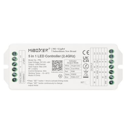 Ασύρματο RF Controller RGBCCT 20A DC12V-48V
