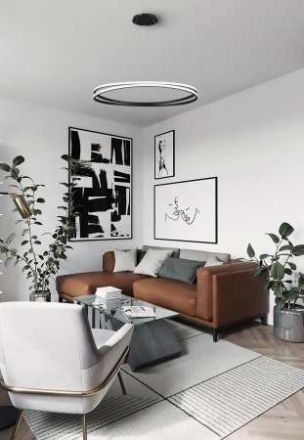 Leggenda Κρεμαστό Φωτιστικό LED 116W CCT MURCIA Μαύρο