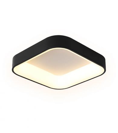 Leggenda Πλαφονιέρα LED 55W CCT LAS PALMAS Μαύρο