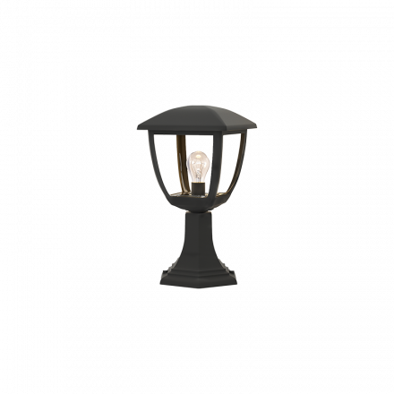 InLight Avalanche 1xE27 Outdoor Stand Light Black D:35.3cmx18.5cm (80400214)