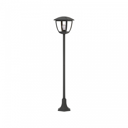 InLight Avalanche 1xE27 Outdoor Pole Light Black D:120cmx18.5cm (80500114)