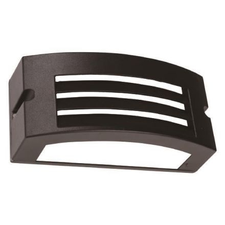 Απλίκα Τοίχου LM04 Οβάλ E27 MAX 10W LED 220x99x100 IP54 Μαύρη PRO