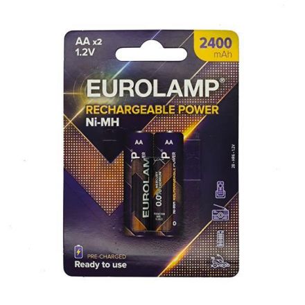 Επαναφορτιζόμενη Μπαταρία Ni-MH 1.2 V AA HR6 2400mAh 2τμχ