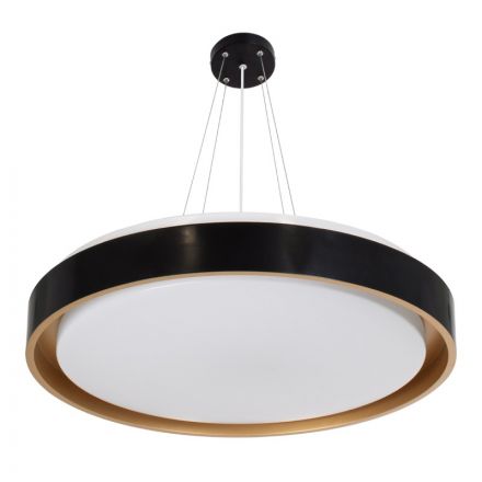 BARCHETTA Κρεμαστό Φωτιστικό LED 72W 3CCT - Μαύρο-Χρυσό