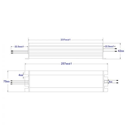 Τροφοδοτικό Slim 300W 24V 170-264V IP67