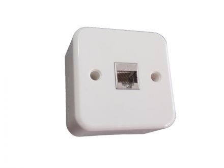 MINI Επίτοιχη Πρίζα H/Y RJ45