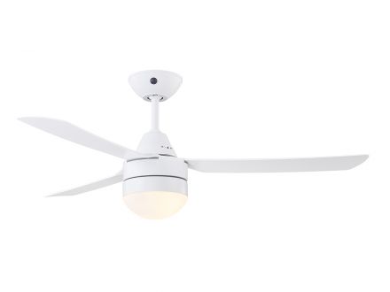 Ανεμιστήρας Οροφής Megara 122cm Με Φωτισμό Και Χειριστήριο Λευκό