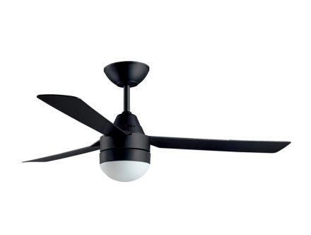 Megara Ανεμιστήρας Οροφής 121cm με Φως και Τηλεχειριστήριο Black