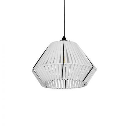 NUI 205-0063 Κρεμαστό Φωτιστικό Boho 1xE27 Λευκό