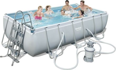 Πισίνα Power Steel 404x201x100cm Με Φίλτρο Άμμου